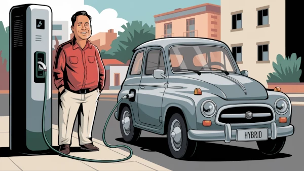 Cómo funciona un carro hibrido